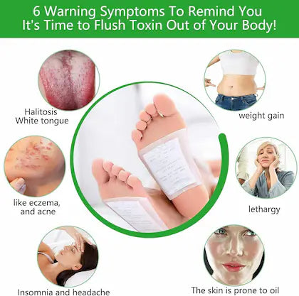 Herbal Detox Foot Pads for Restful Sleep