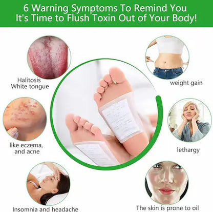 Herbal Detox Foot Pads for Restful Sleep